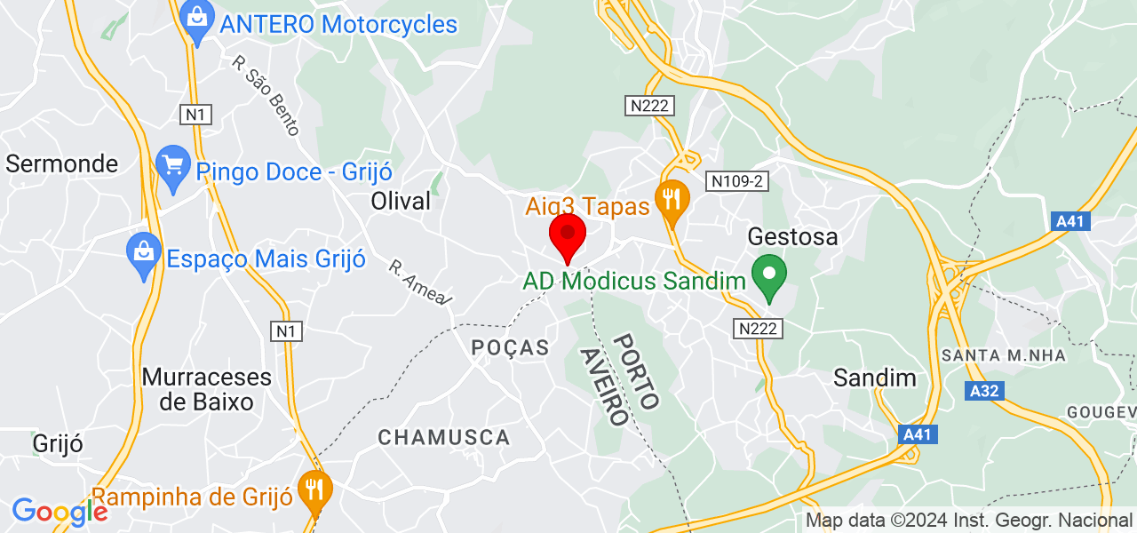 Marketing Professional - Porto - Vila Nova de Gaia - Mapa