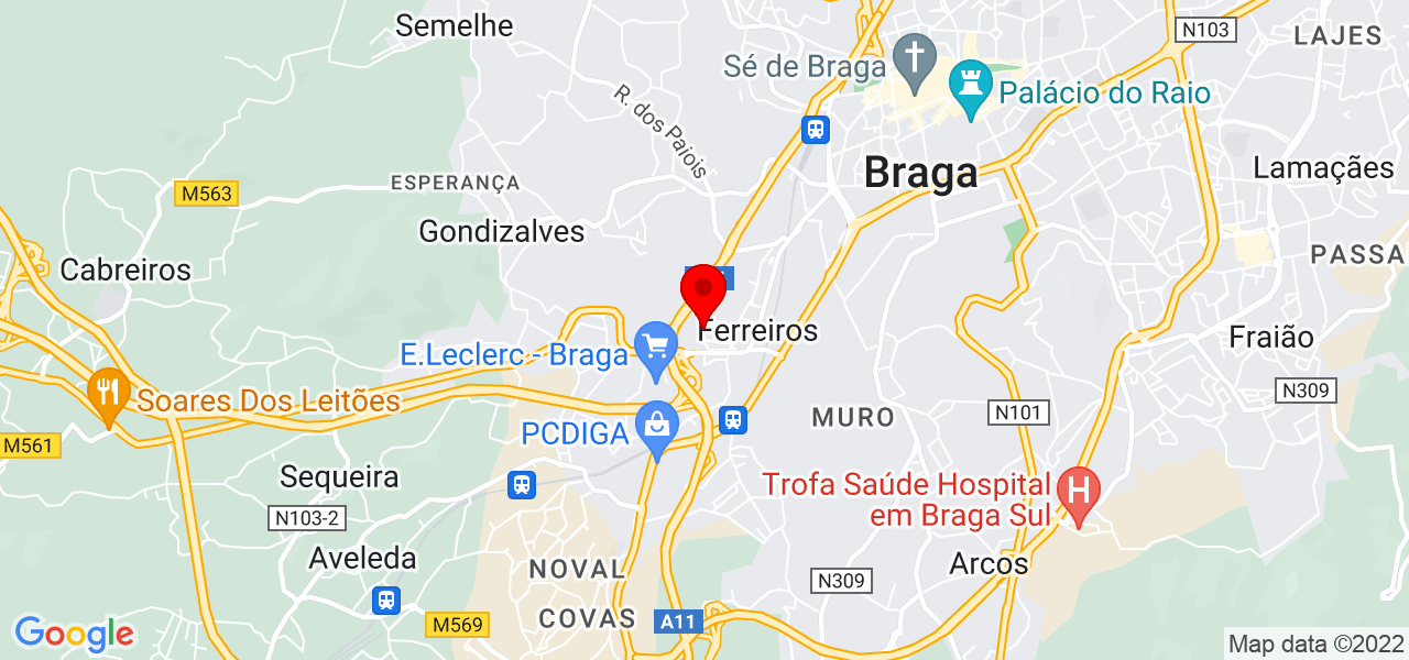 Sr Faz tudo - Braga - Braga - Mapa