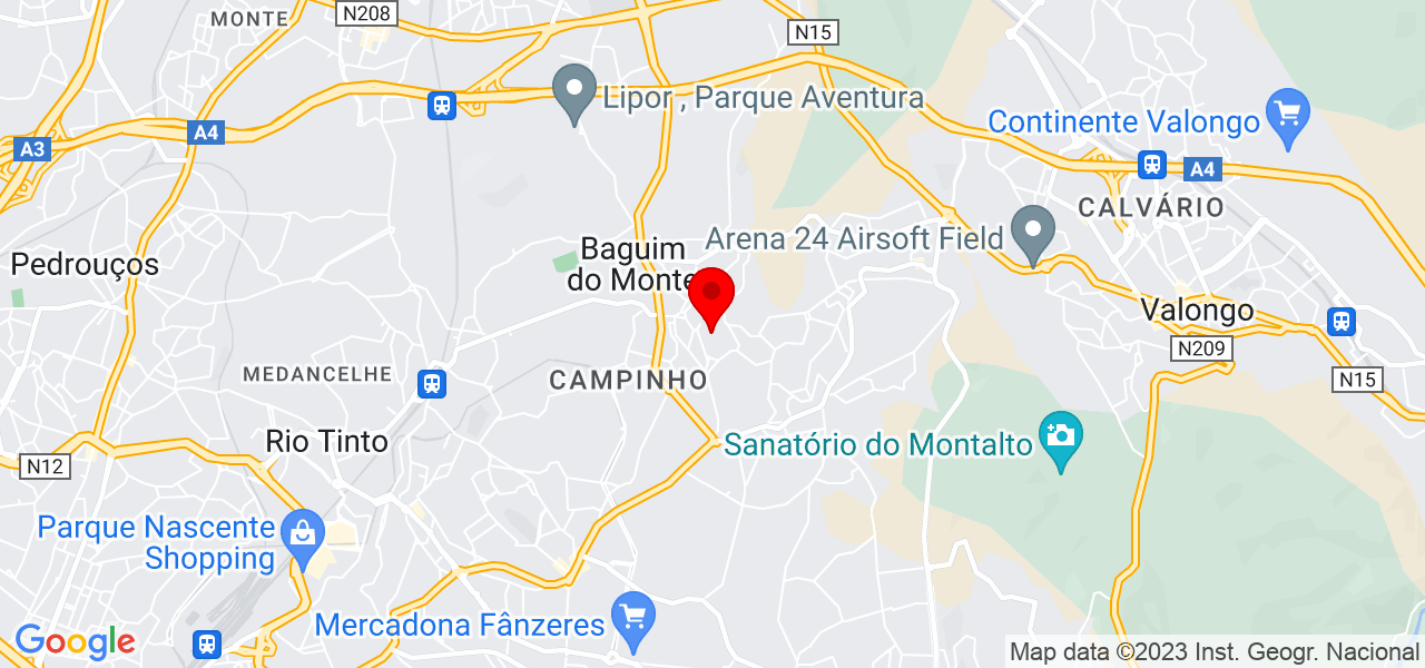 Patr&iacute;cia - Porto - Gondomar - Mapa