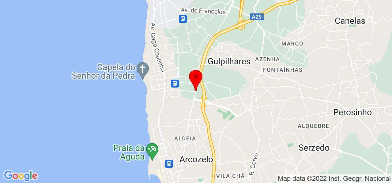 Desenho Vetorial - Porto - Vila Nova de Gaia - Mapa