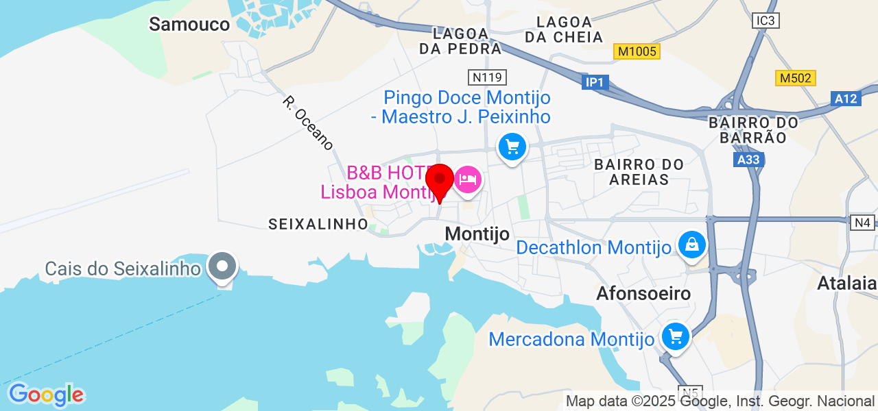 Tatiana Catarino - Setúbal - Montijo - Map