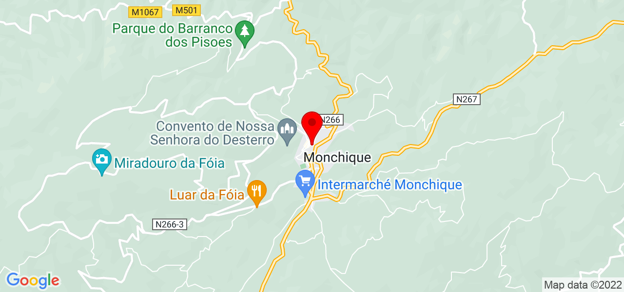 Rita Rosado - Faro - Monchique - Mapa
