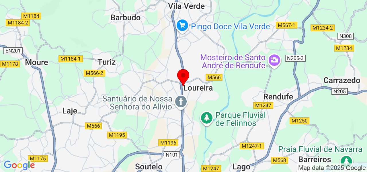 Jorge Gonçalves - Braga - Vila Verde - Karte