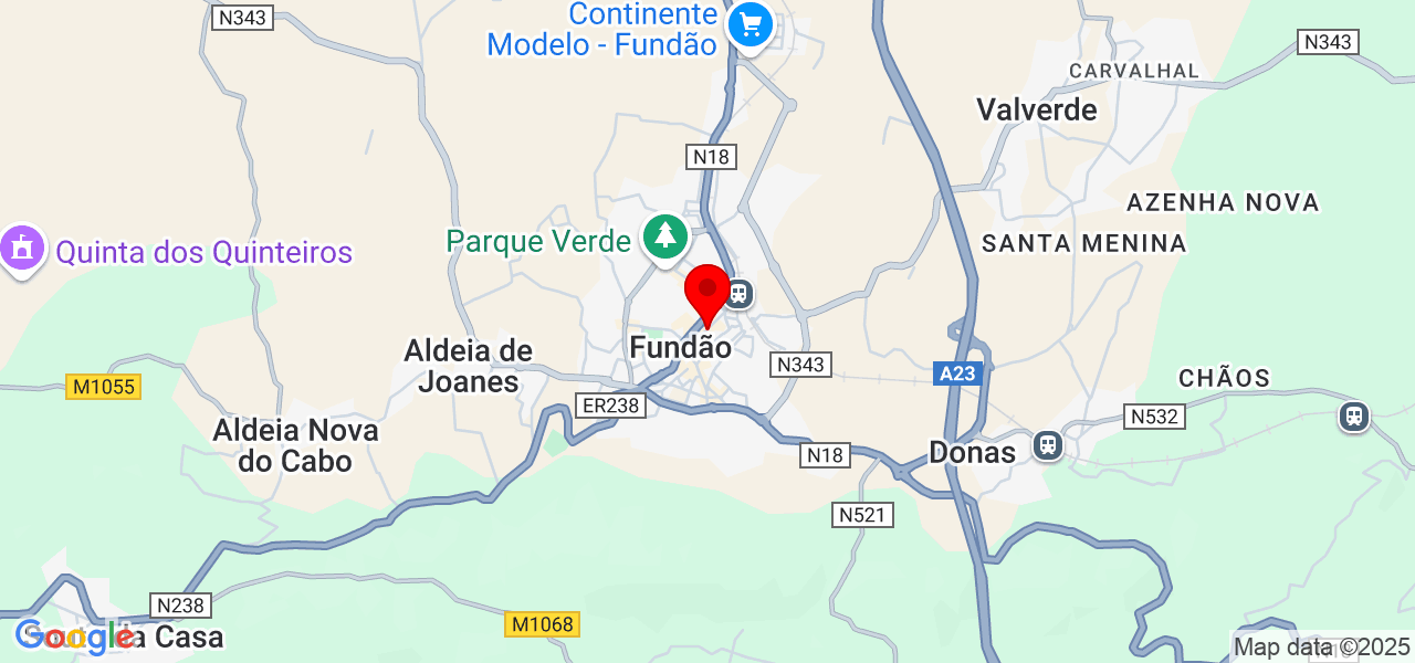 Maria Serrão - Castelo Branco - Fundão - Map