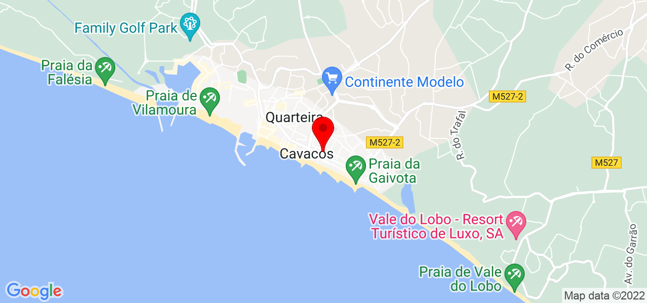 Rogerio Calisto Pisco - Faro - Loulé - Mapa