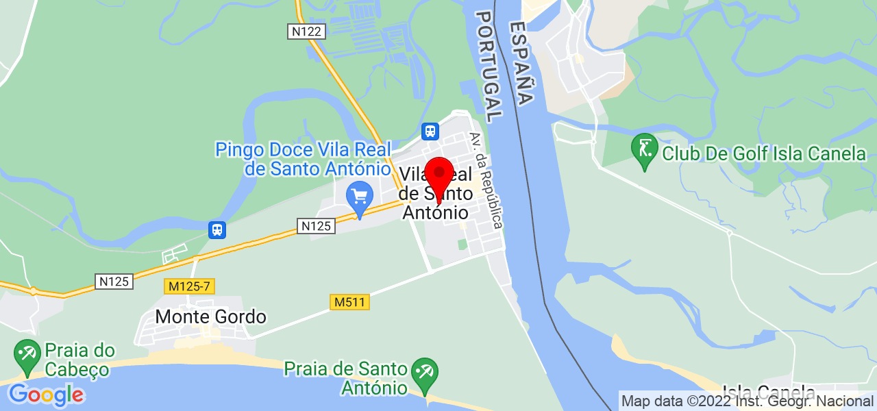 Ricardo Gomes Lima - Faro - Vila Real de Santo António - Mapa