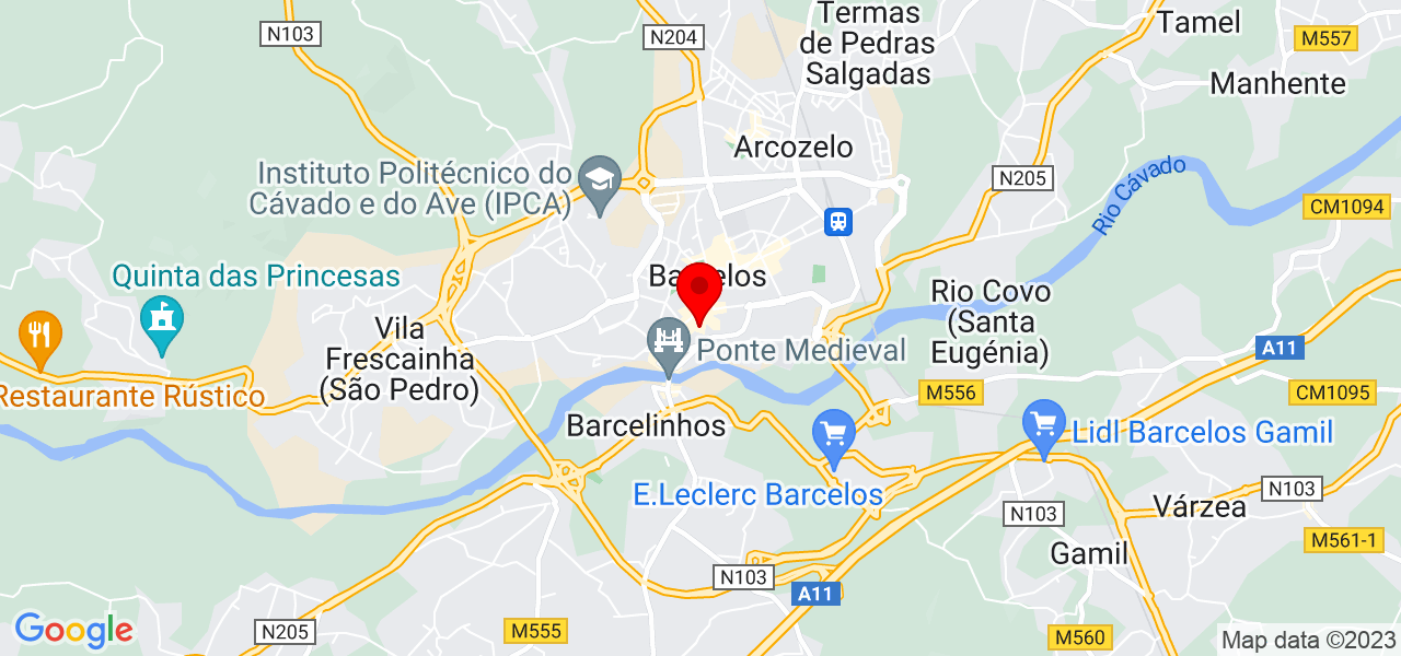 Jorge Andr&eacute; Pereira - Braga - Barcelos - Mapa