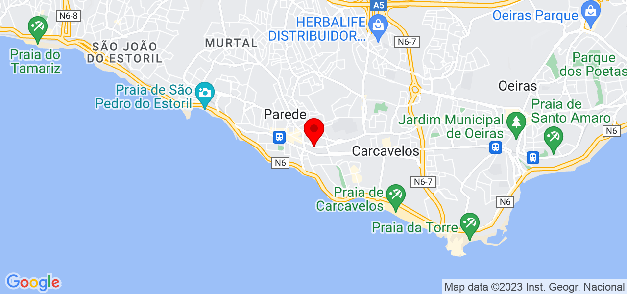 Isabelle Cruz - Lisboa - Cascais - Mapa
