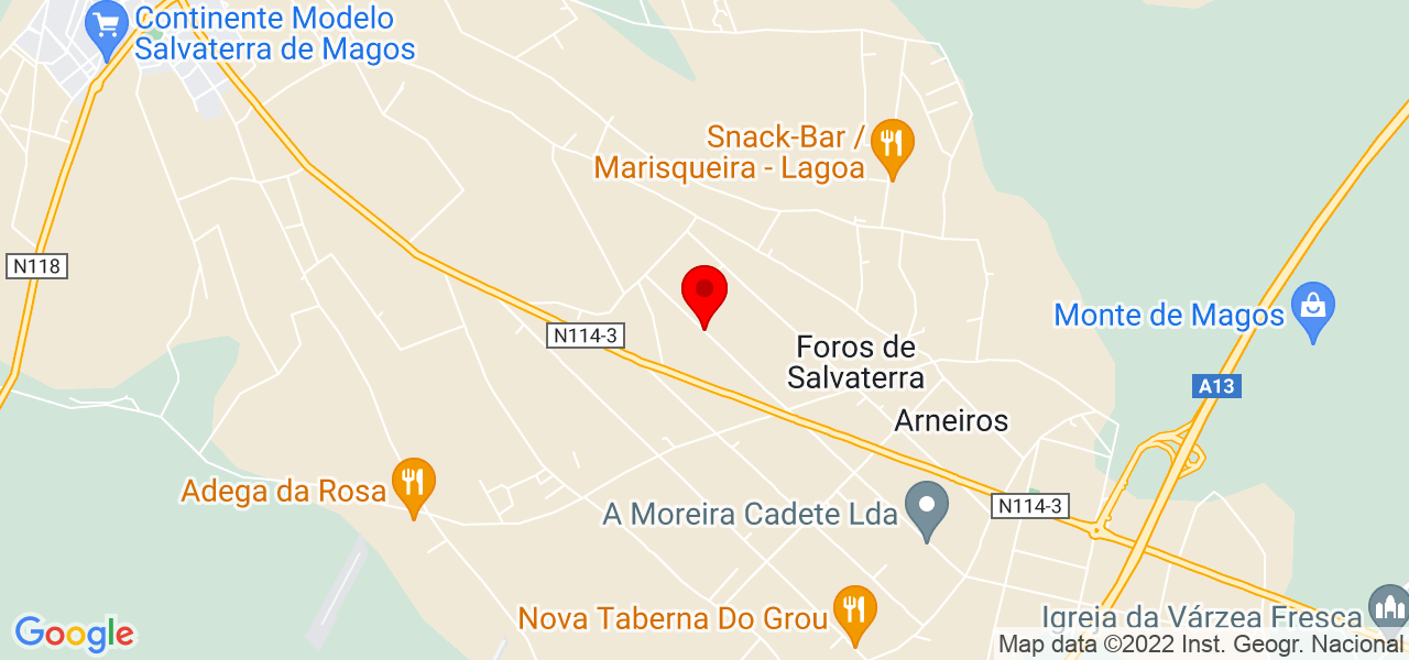 aiodo - Santarém - Salvaterra de Magos - Mapa