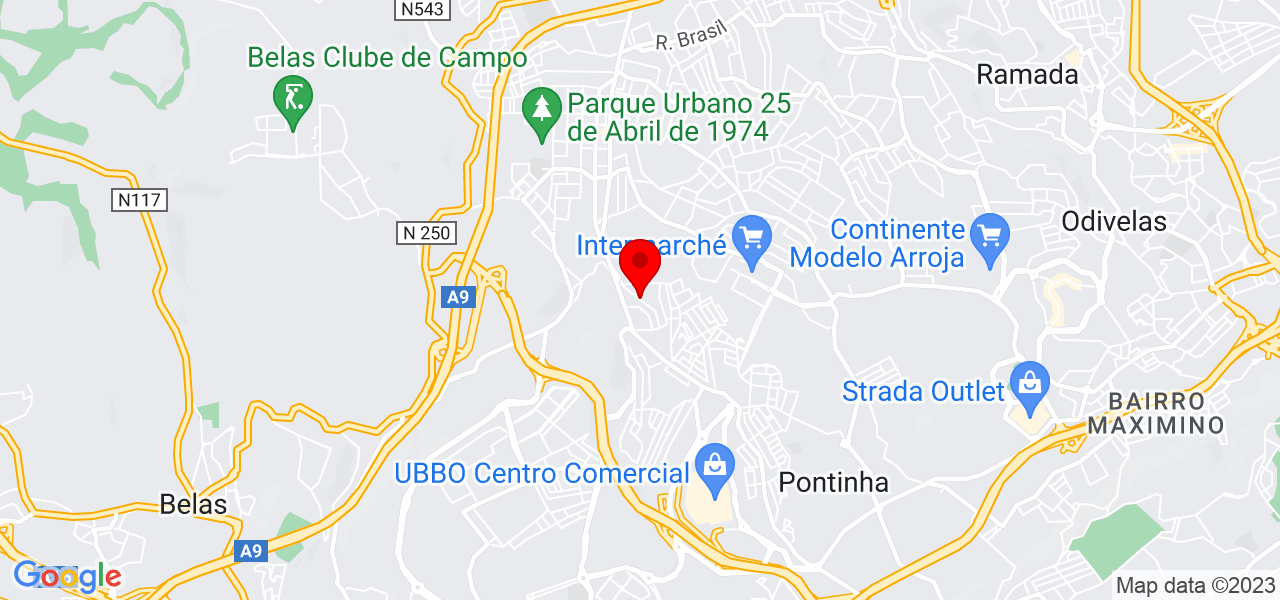 Catarina Gra&ccedil;a - Lisboa - Amadora - Mapa