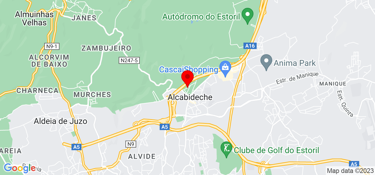 Merida S&aacute;nchez - Lisboa - Cascais - Mapa