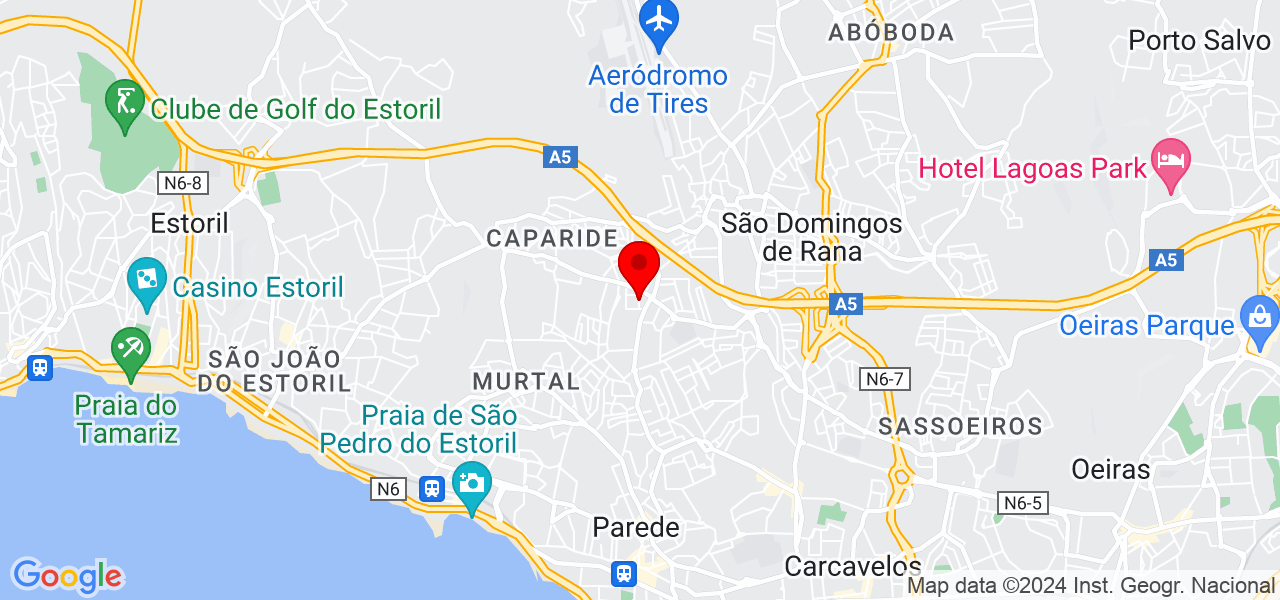 Susana Alvarez de Matos - Lisboa - Cascais - Mapa