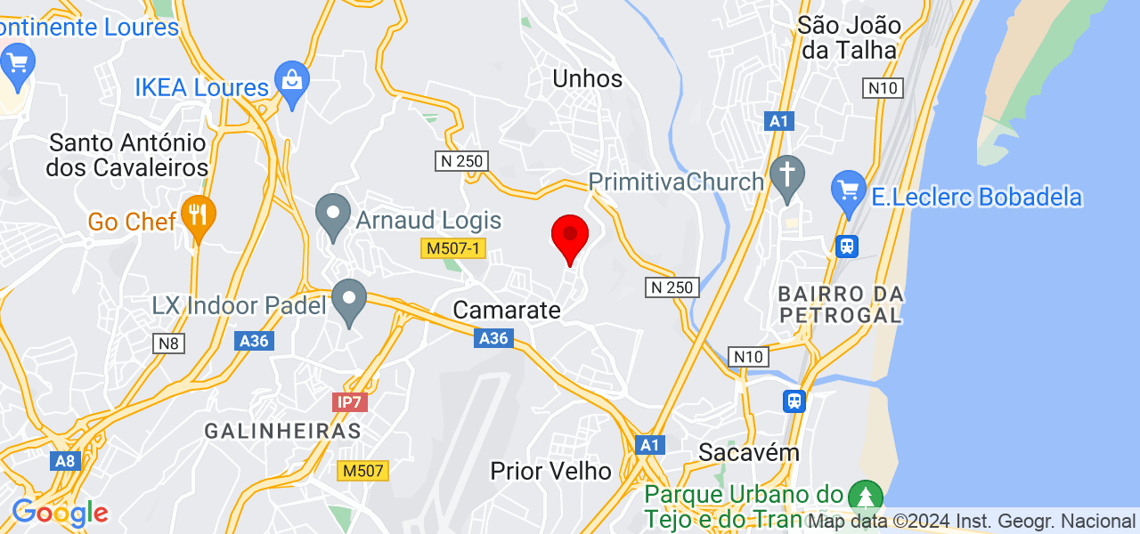 Arte Remodelar - Lisboa - Loures - Mapa