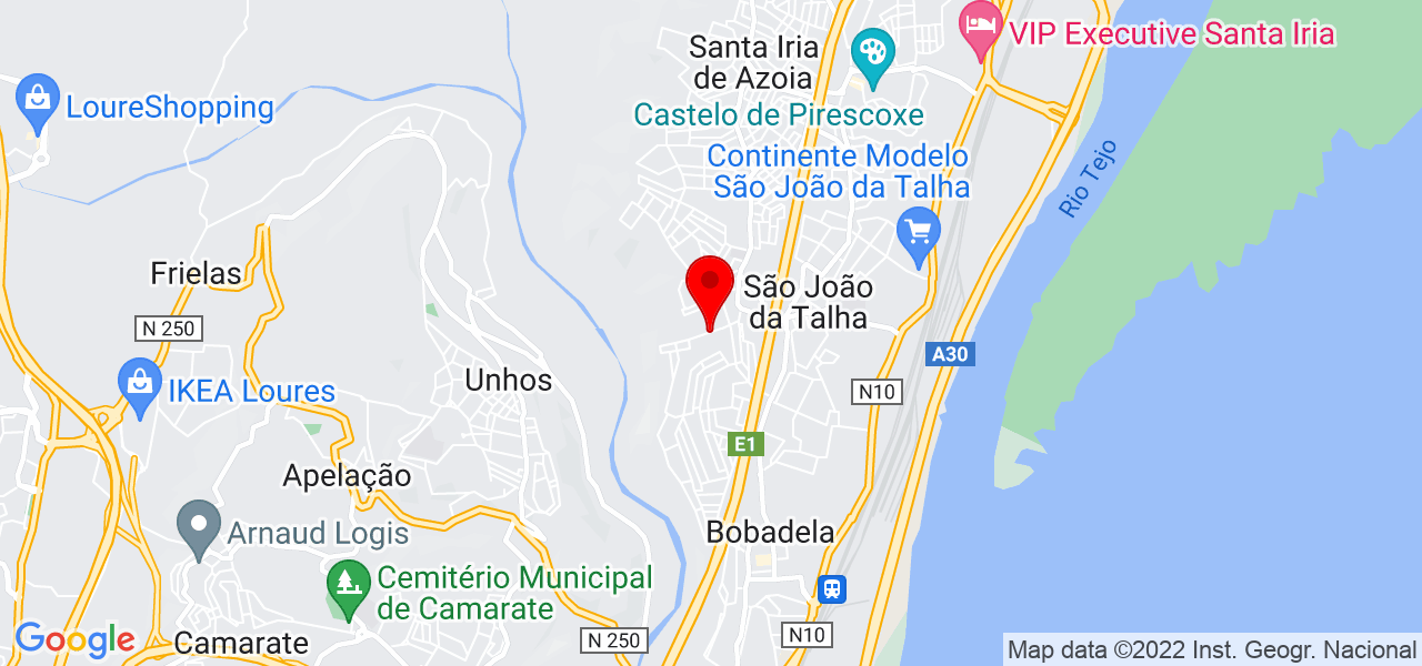 SquareClean - Lisboa - Loures - Mapa