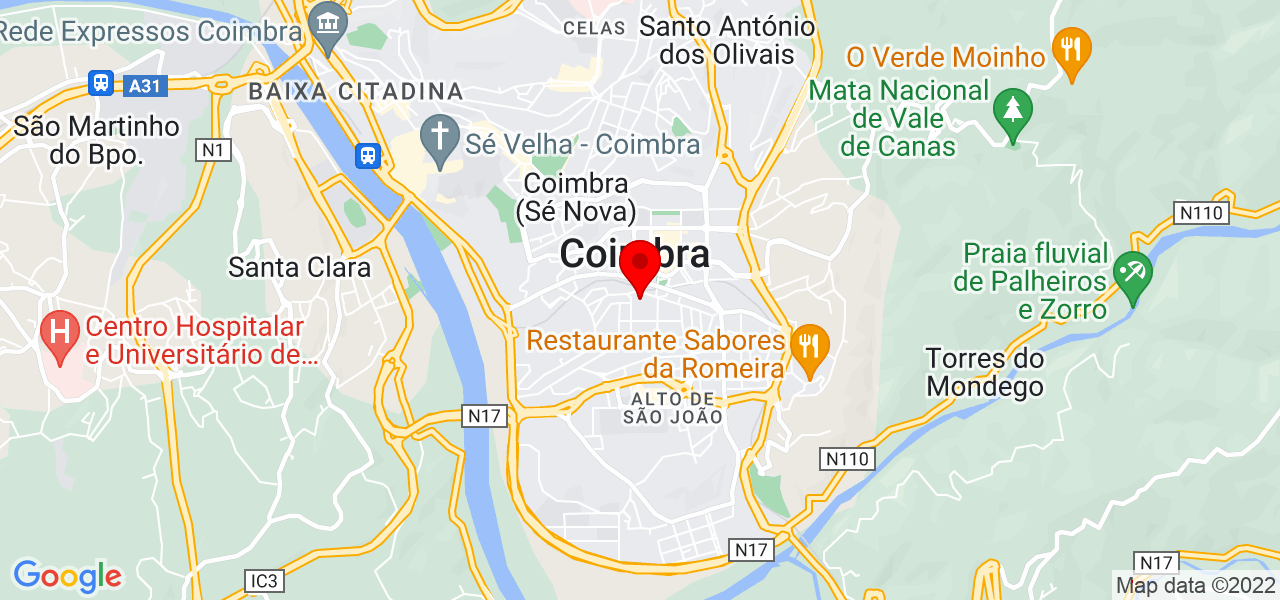 Catarina Ribeiro - Coimbra - Coimbra - Mapa