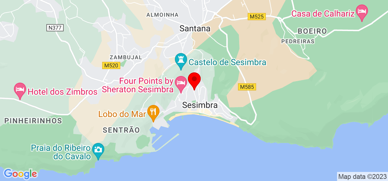 In&ecirc;s - Setúbal - Sesimbra - Mapa