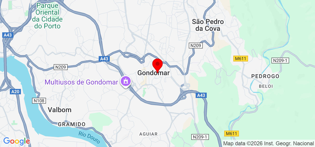 Diogo Baptista - Porto - Gondomar - Karte
