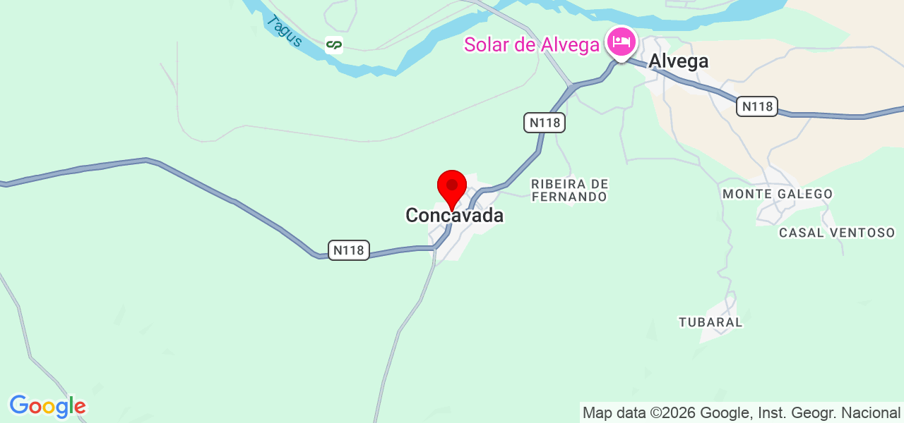 JPS construção - Santarém - Abrantes - Map