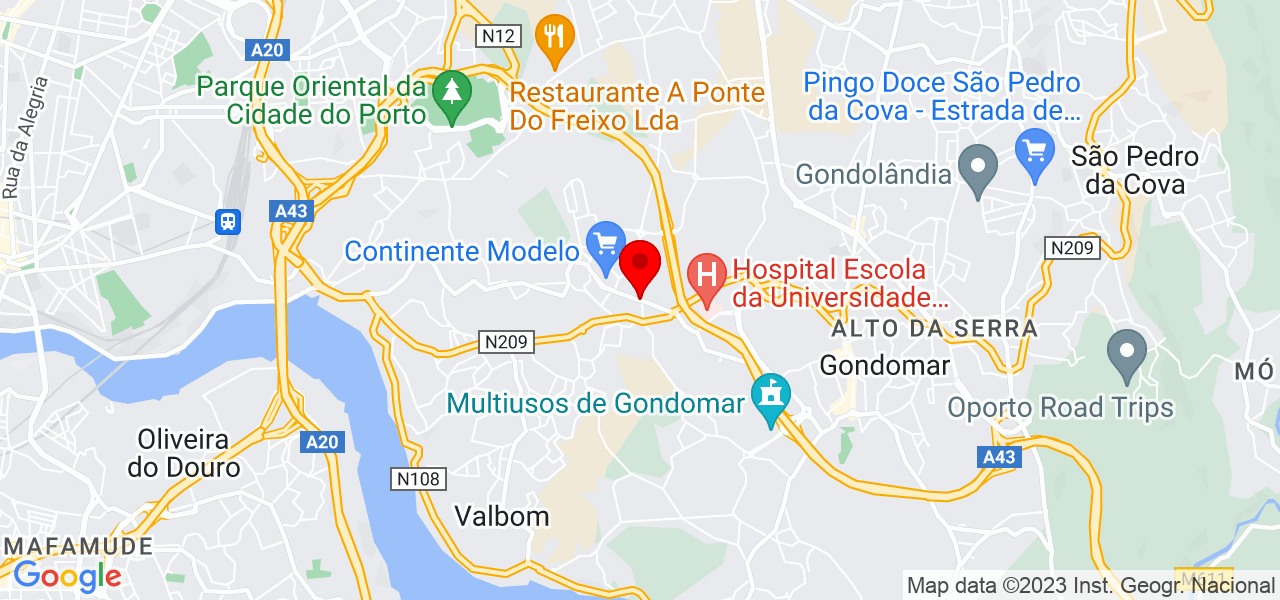 Casimira Barbosa - Porto - Gondomar - Mapa