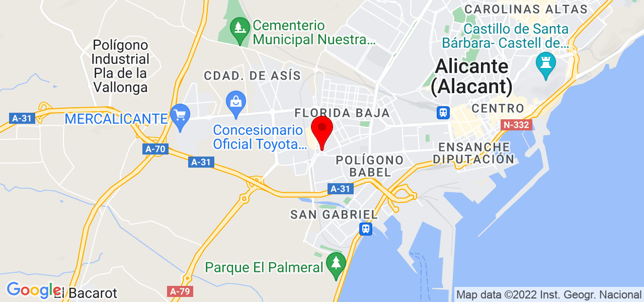 Dina - Comunidad Valenciana - Alicante/Alacant - Mapa