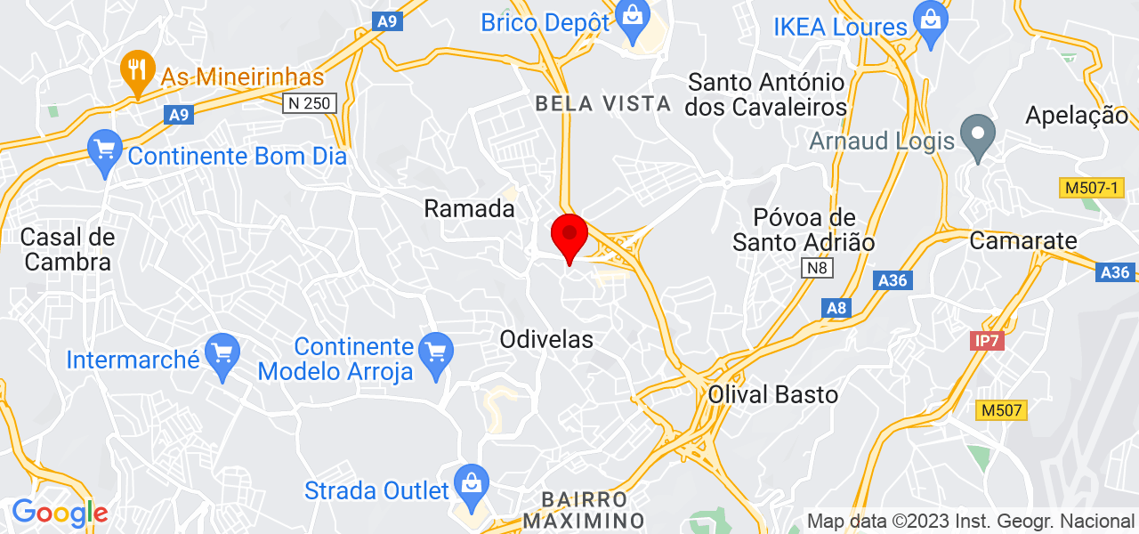 Luna - Lisboa - Odivelas - Mapa