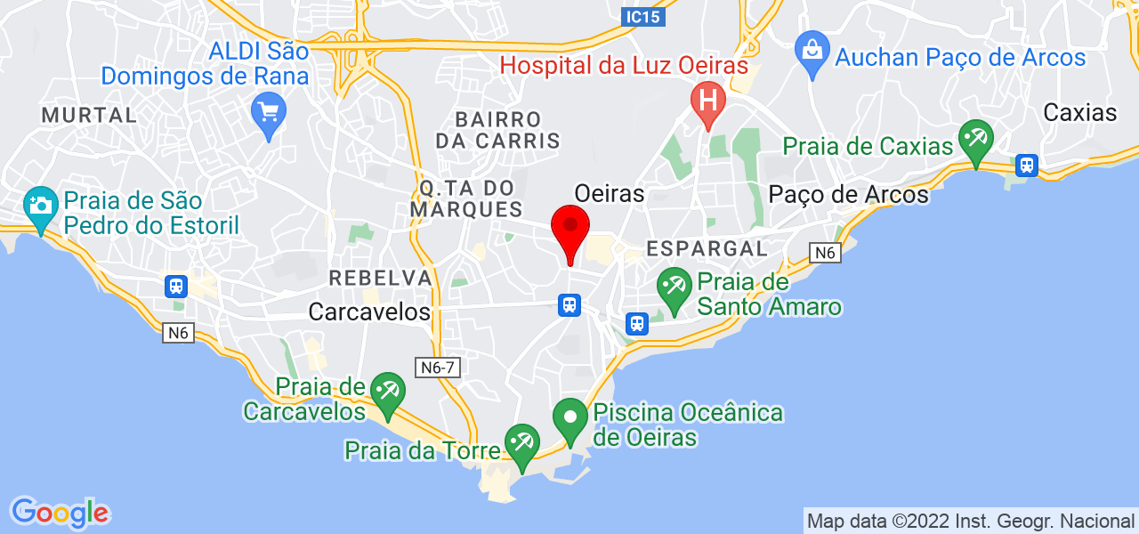 Joana Lemos - Lisboa - Oeiras - Karte