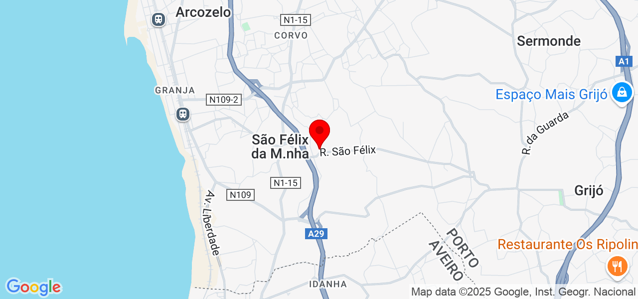 Leandro - Porto - Vila Nova de Gaia - Map