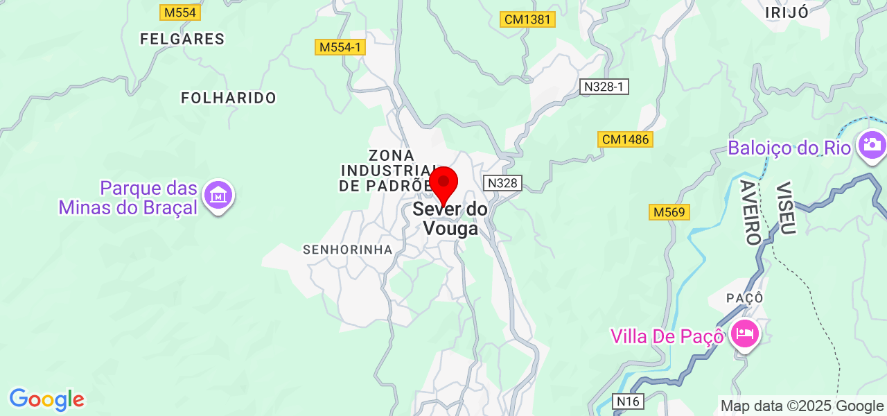 BE SPARKLING - Aveiro - Sever do Vouga - Mapa