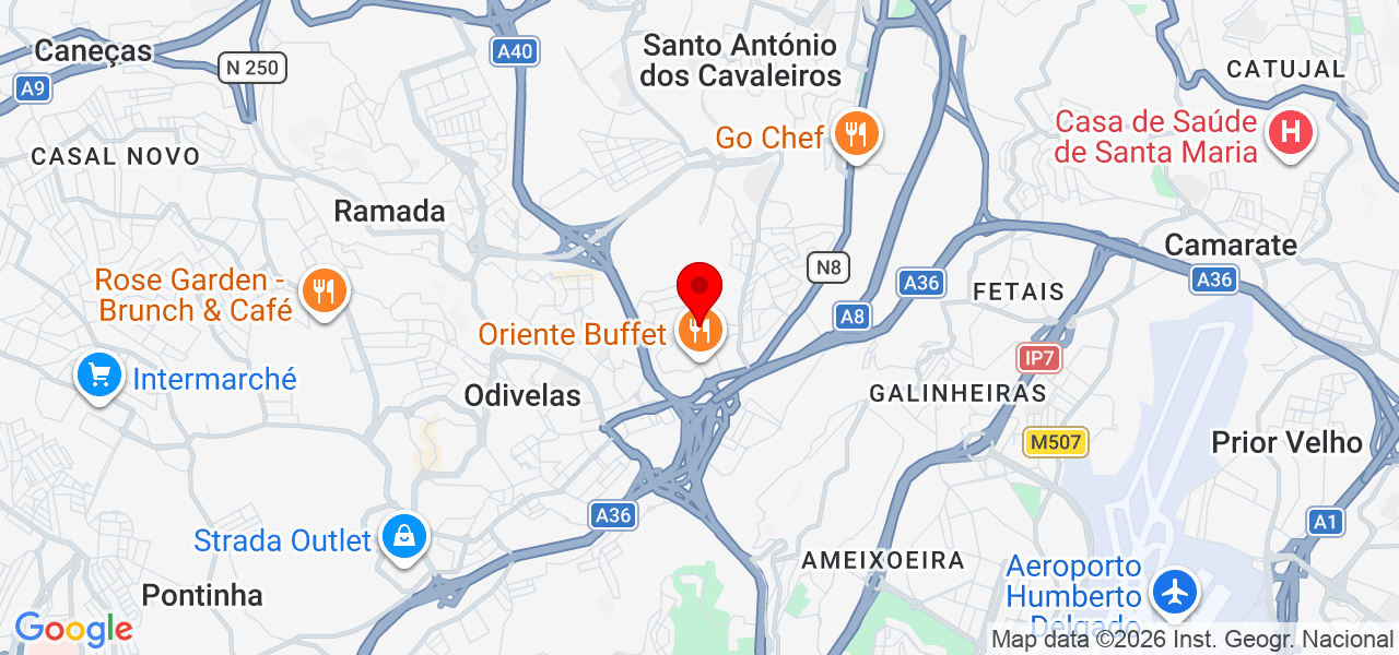 Carla Susana Taveira dos Santos - Lisboa - Odivelas - Mapa