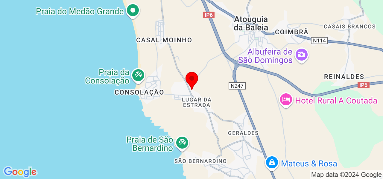 DF Serviços - Leiria - Peniche - Mapa