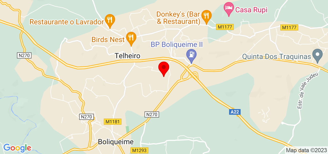 Petala Herlan - Faro - Loulé - Mapa