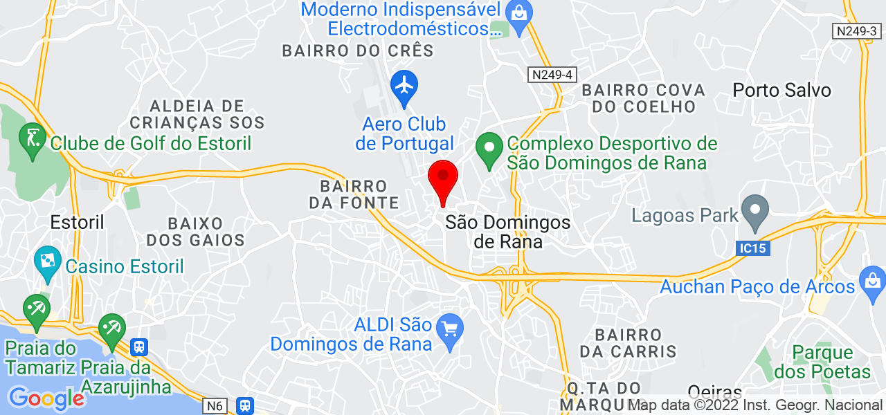 Rafael Esp&iacute;ndola Fotografia - Lisboa - Cascais - Mapa