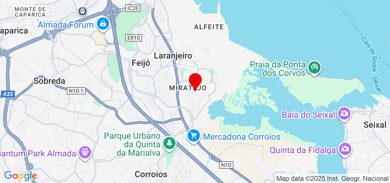 Gomes - Setúbal - Seixal - Carte