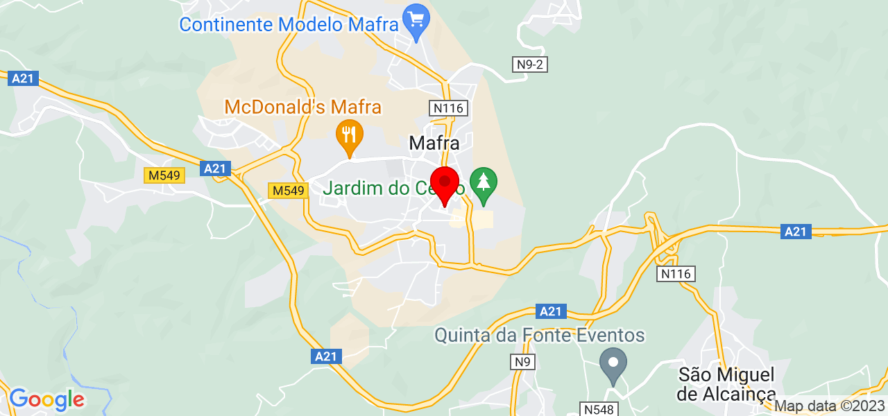 MariaSilva - Lisboa - Mafra - Mapa