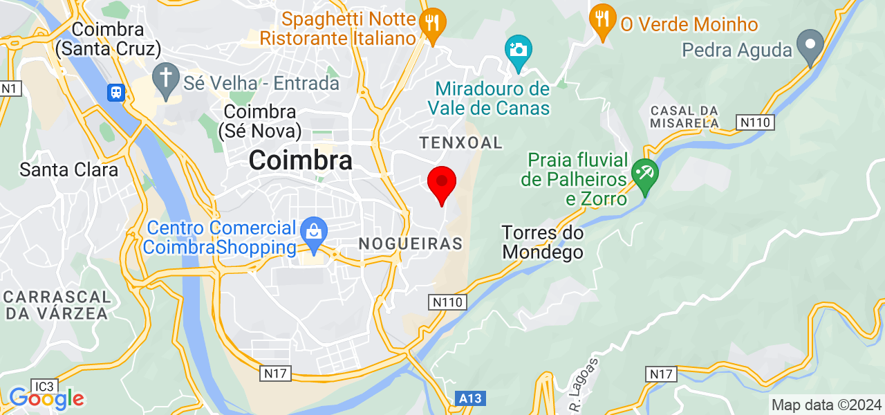 Joseane Oliveira - Coimbra - Coimbra - Mapa