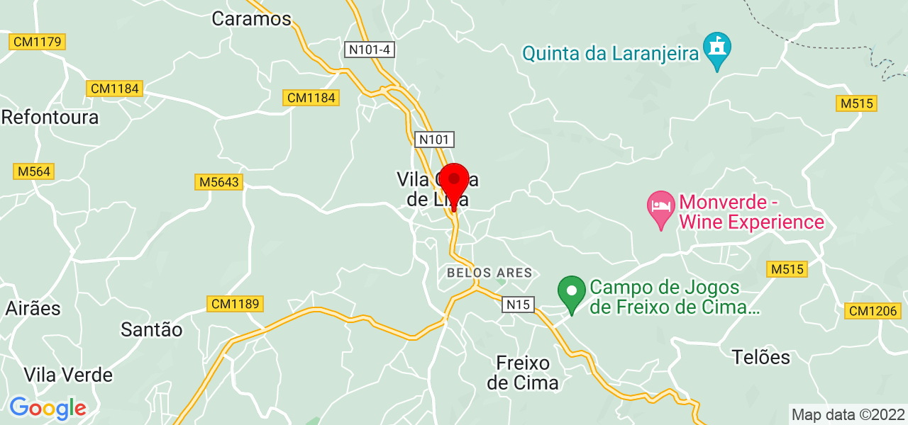 Sara Costa - Porto - Felgueiras - Mapa