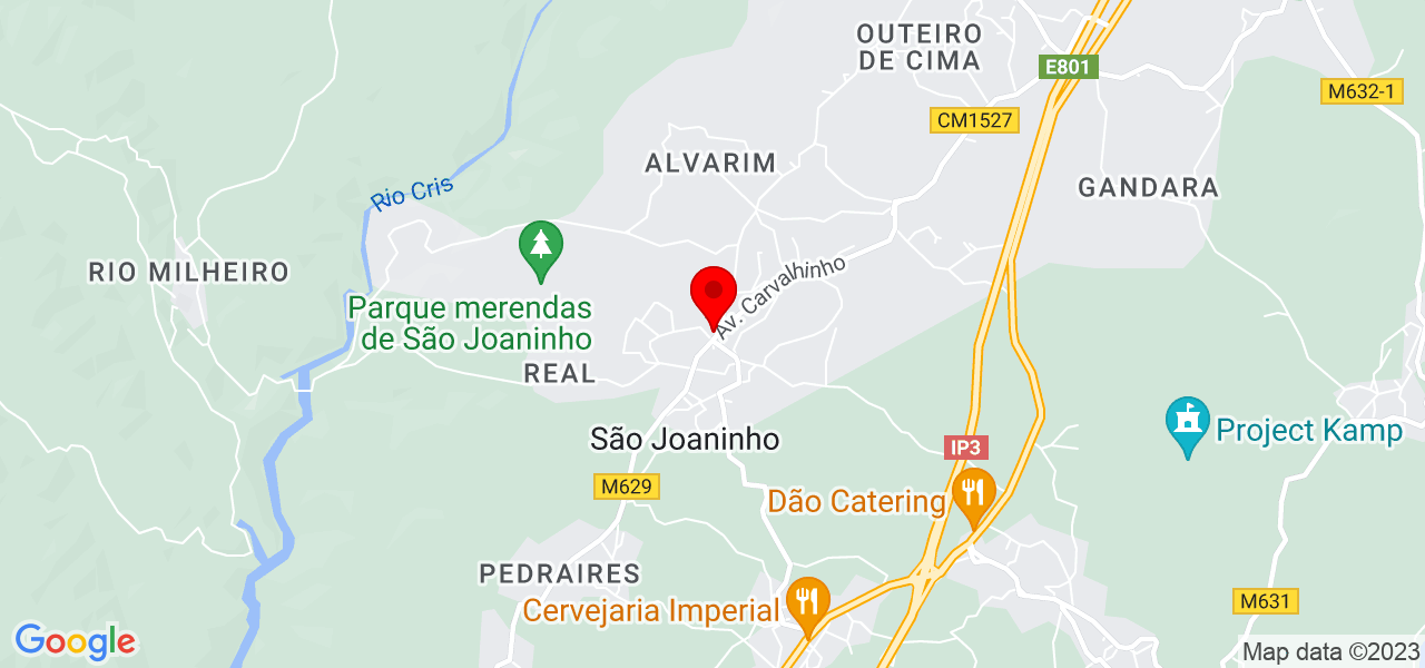 Jorge Pereira - Viseu - Santa Comba Dão - Mapa