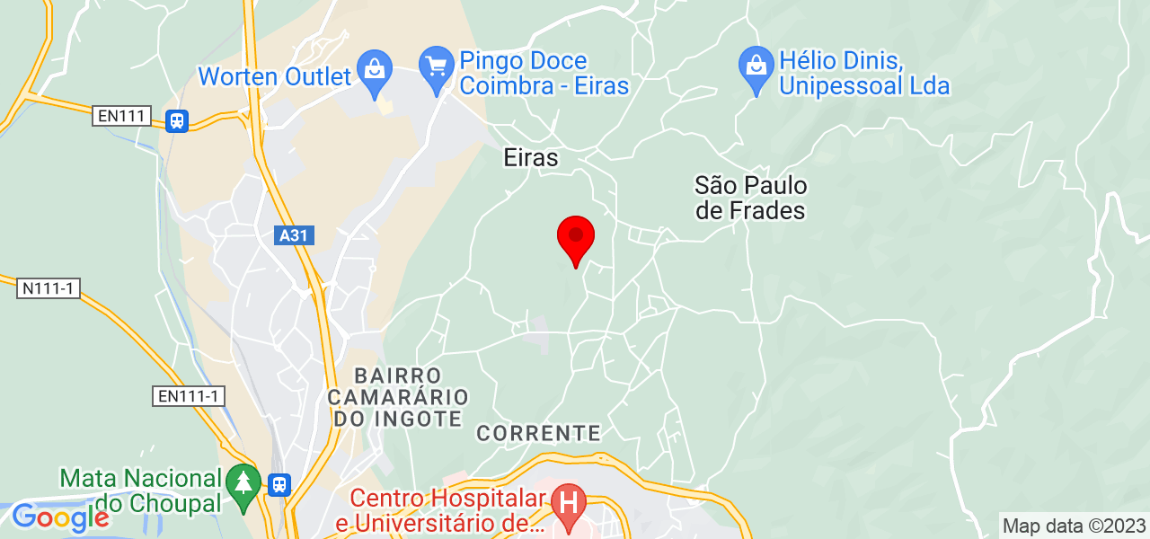 Geraldo Eusebio - Coimbra - Coimbra - Mapa