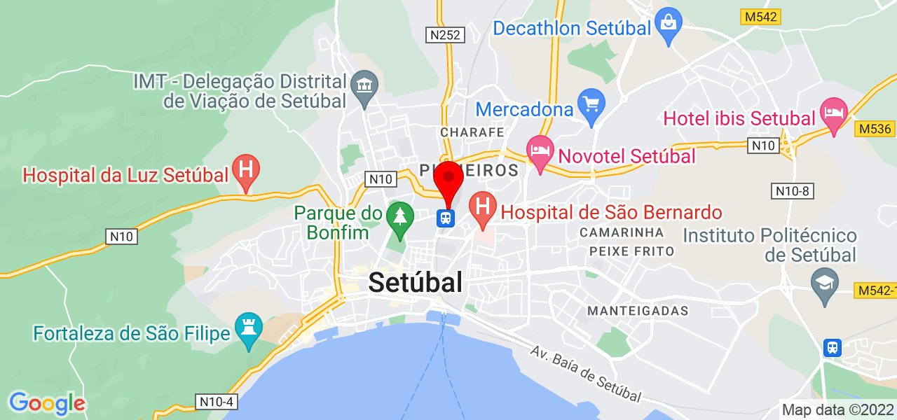 C&aacute;tia Fernandes - Setúbal - Setúbal - Mapa