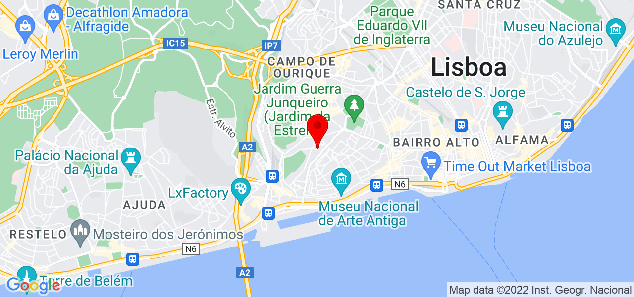 Pedro Benamor Marv&atilde;o - Lisboa - Lisboa - Mapa