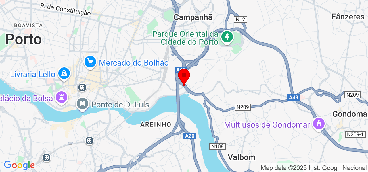 F&aacute;brica de Eventos - Porto - Porto - Map