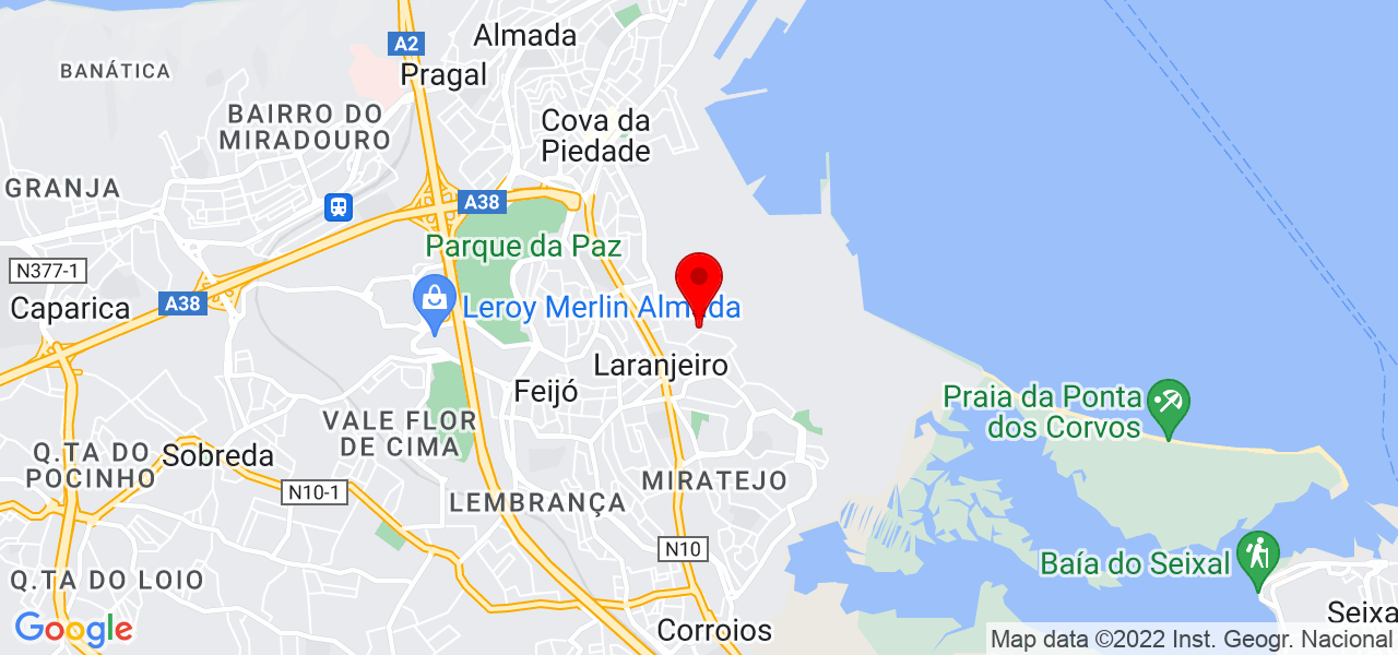 Bypossante - Setúbal - Almada - Mapa