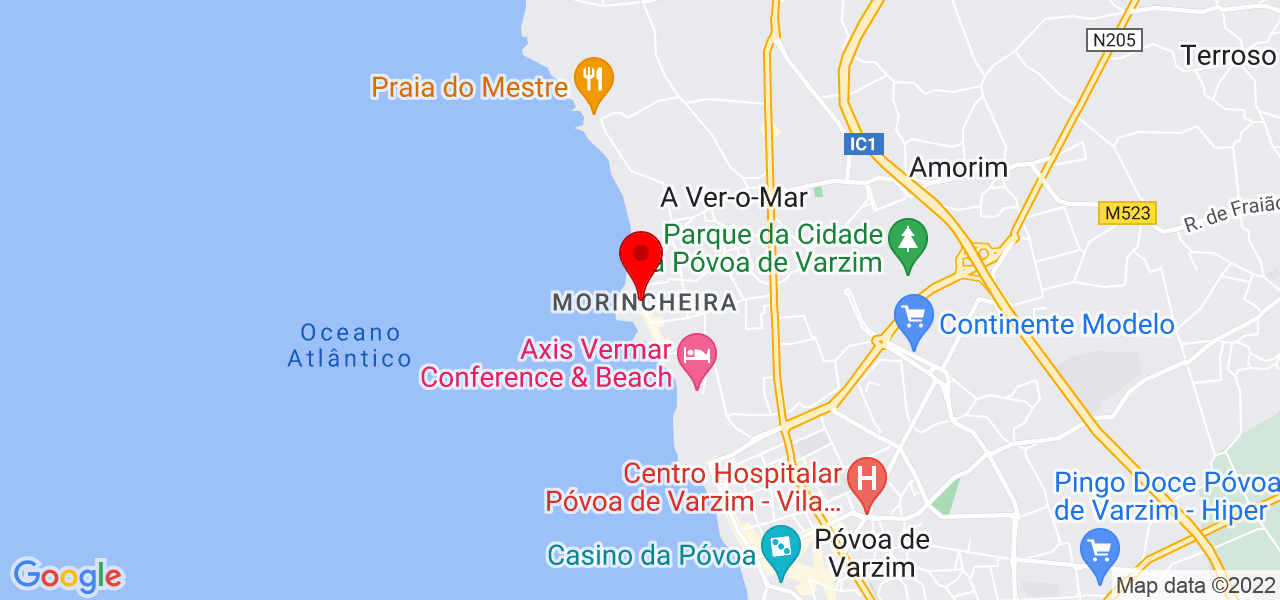 Jo&atilde;o Moreira - Porto - Póvoa de Varzim - Mapa