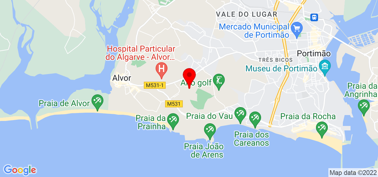 Orlando suarez - Faro - Portimão - Mapa