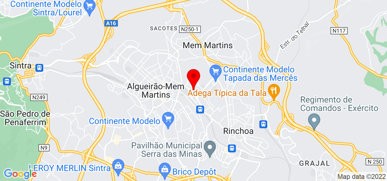 Nito - Lisboa - Sintra - Map