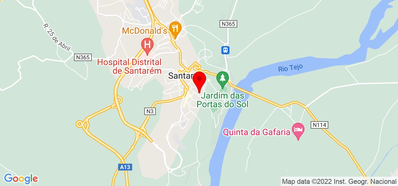 Josiana - Santarém - Santarém - Mapa