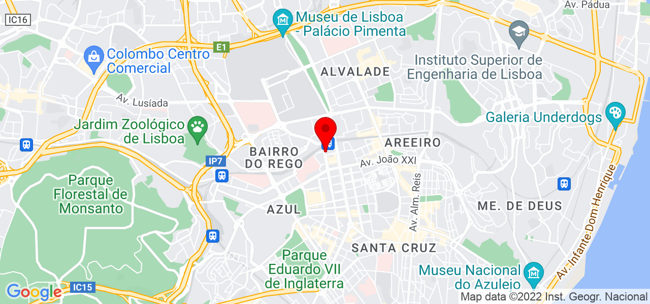 Simone Carvalho - Lisboa - Lisboa - Karte