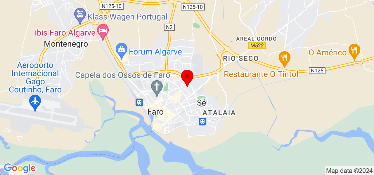 Ricardo Aparecido - Faro - Faro - Mapa