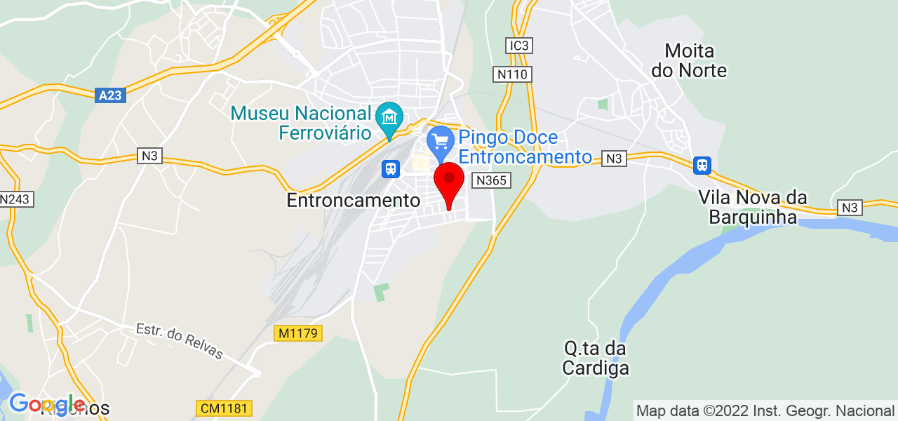 Lyubov Nebesna - Santarém - Entroncamento - Karte