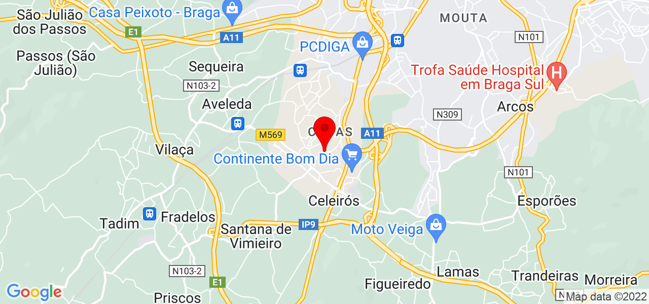 SEVU Printing - Braga - Braga - Mapa